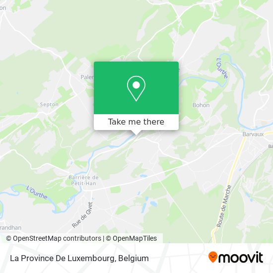 La Province De Luxembourg plan