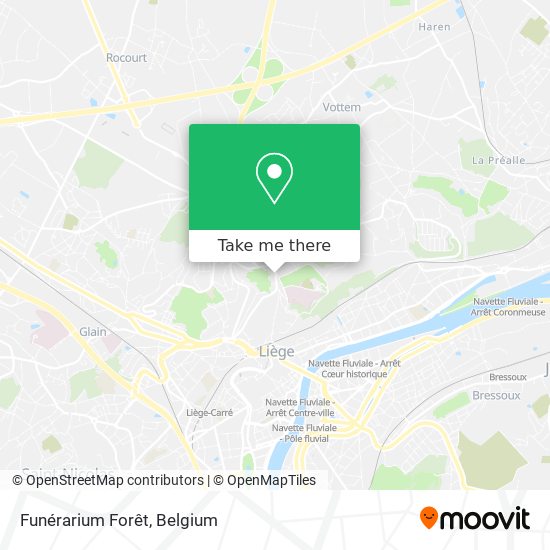 Funérarium Forêt map