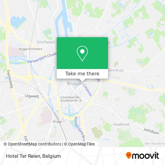 Hotel Ter Reien map