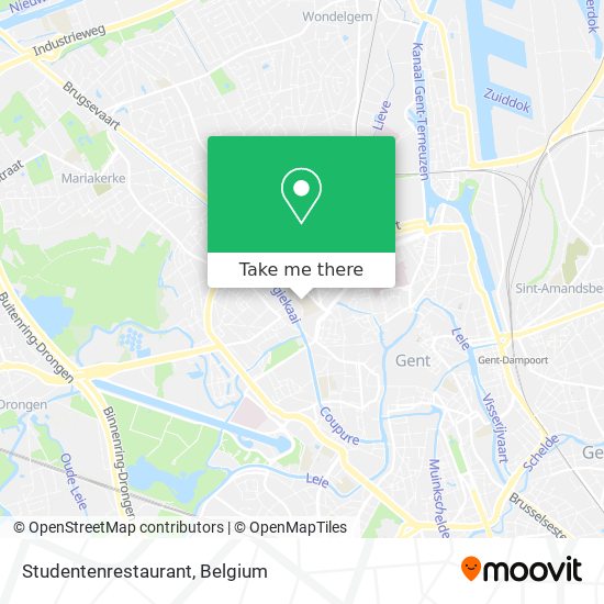 Studentenrestaurant map