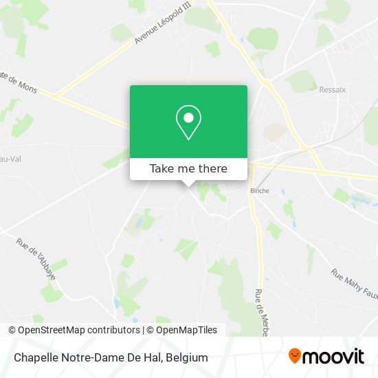 Chapelle Notre-Dame De Hal plan