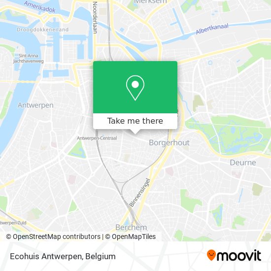 Ecohuis Antwerpen map