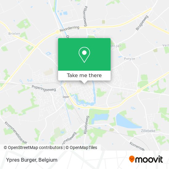 Ypres Burger map