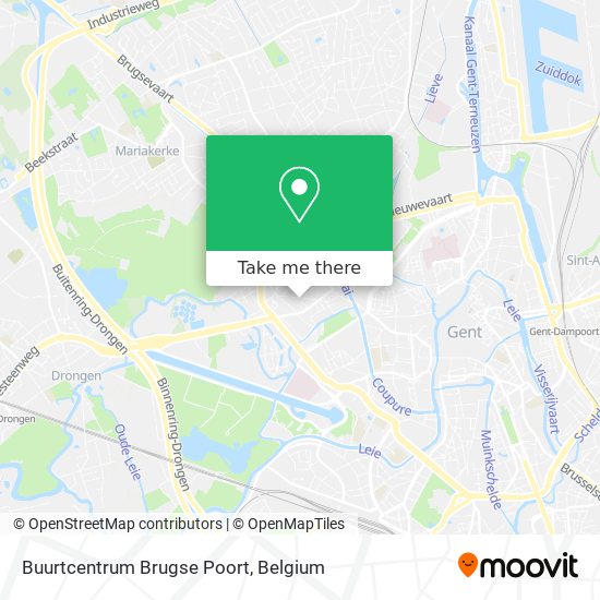 Buurtcentrum Brugse Poort map