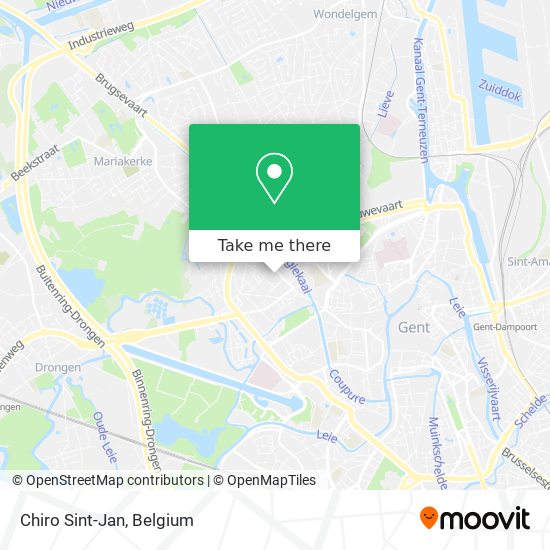 Chiro Sint-Jan map