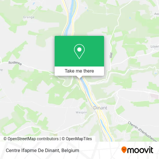 Centre Ifapme De Dinant map