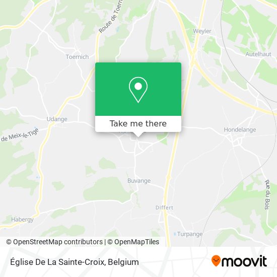 Église De La Sainte-Croix plan