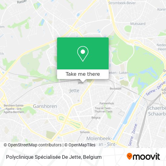 Polyclinique Spécialisée De Jette map