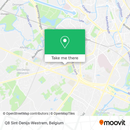 Q8 Sint-Denijs-Westrem map