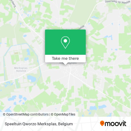 Speeltuin Qworzo Merksplas map