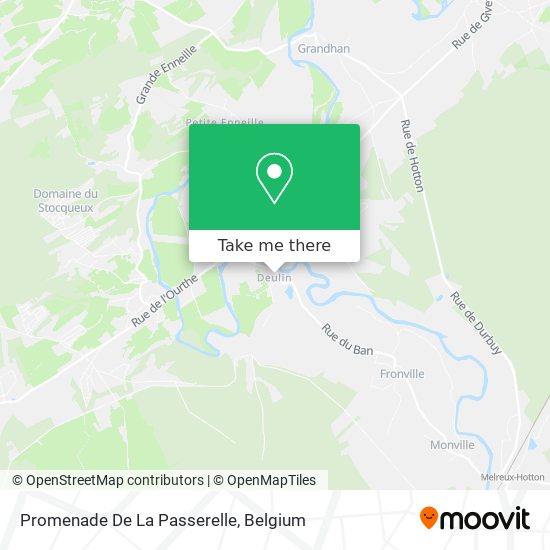 Promenade De La Passerelle map