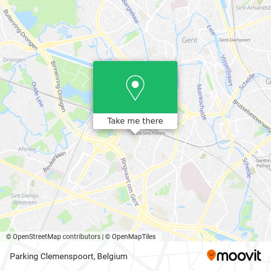 Parking Clemenspoort map