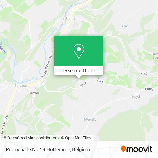 Promenade No 19 Hottemme map