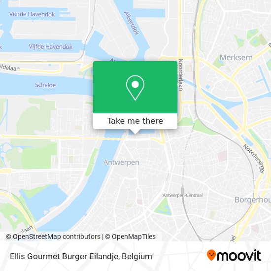 Ellis Gourmet Burger Eilandje map