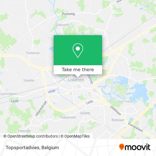 Topsportadvies map