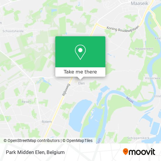 Park Midden Elen map
