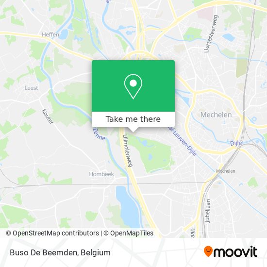 Buso De Beemden map