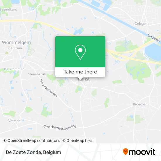 De Zoete Zonde map