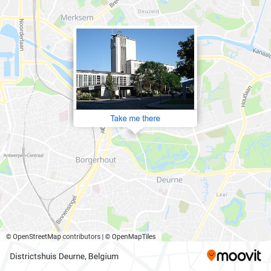 Districtshuis Deurne map