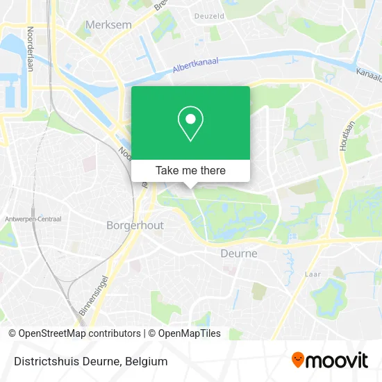 Districtshuis Deurne map