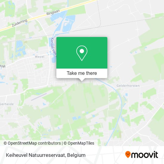 Keiheuvel Natuurreservaat map