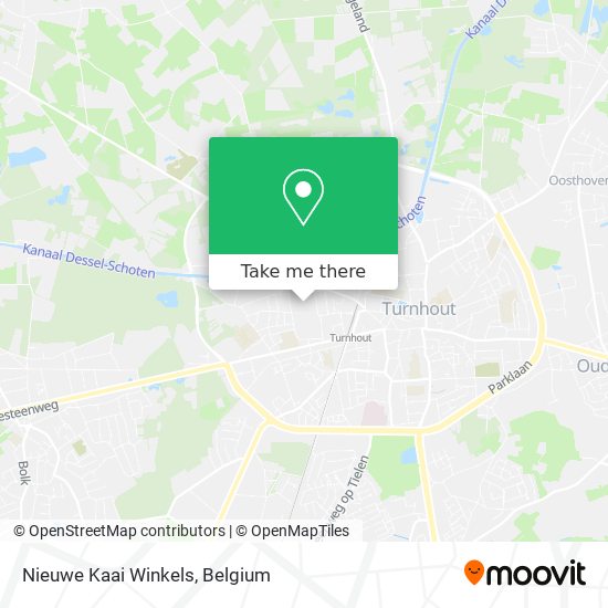 Nieuwe Kaai Winkels map