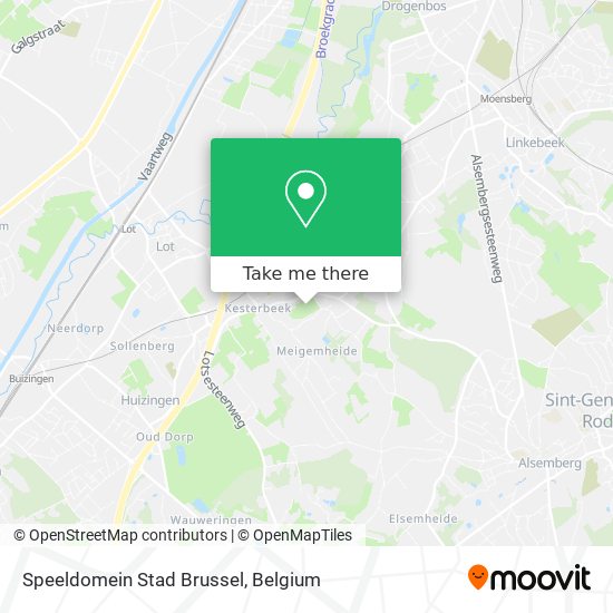 Speeldomein Stad Brussel map