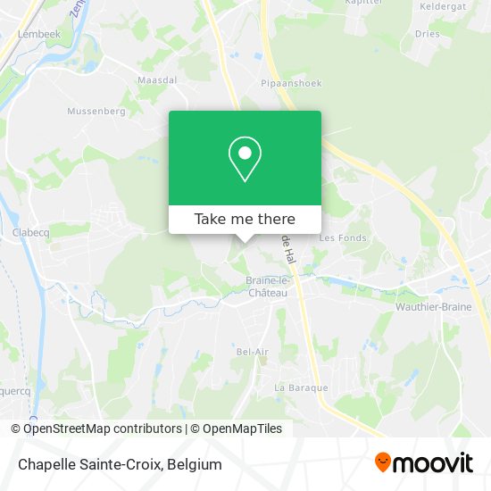 Chapelle Sainte-Croix map