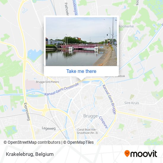 Krakelebrug map