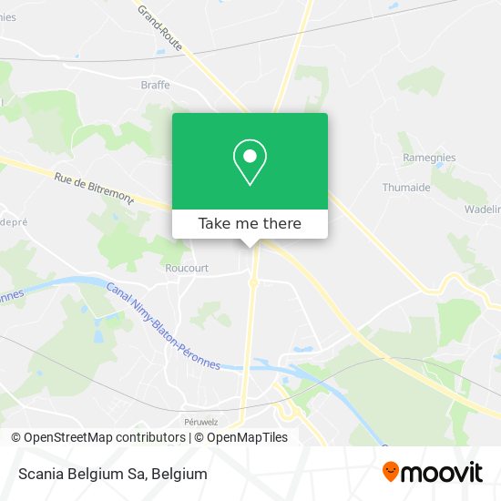 Scania Belgium Sa map