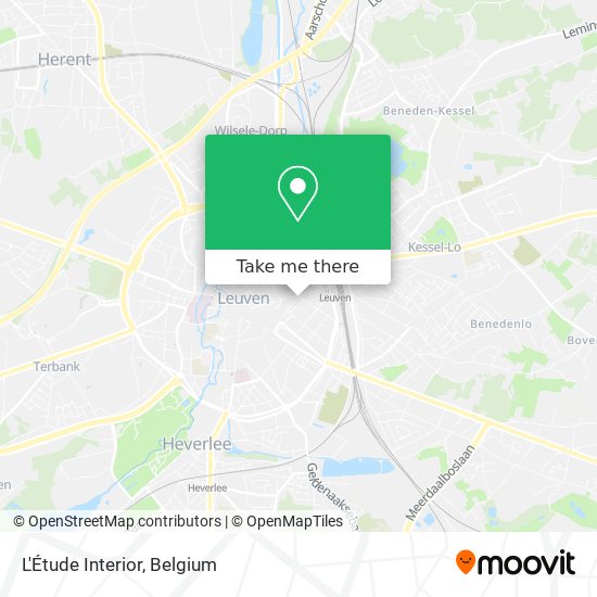 L'Étude Interior plan