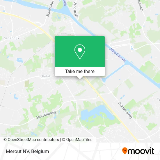Merout NV map