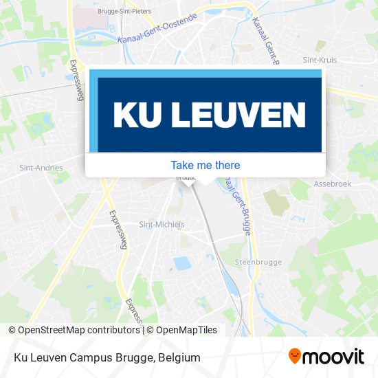 Ku Leuven Campus Brugge map