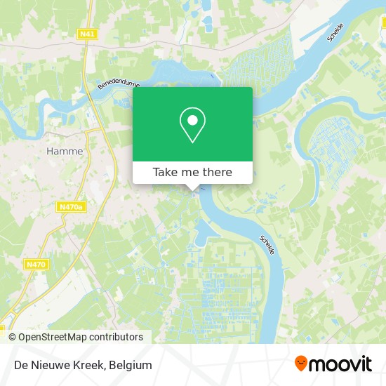 De Nieuwe Kreek map