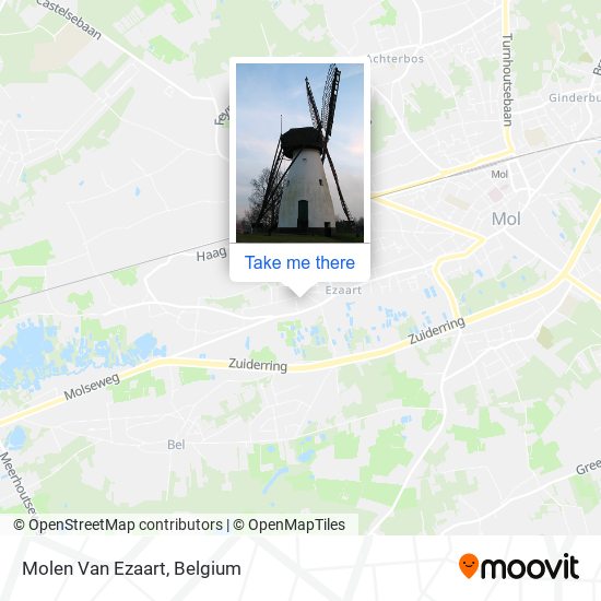 Molen Van Ezaart map