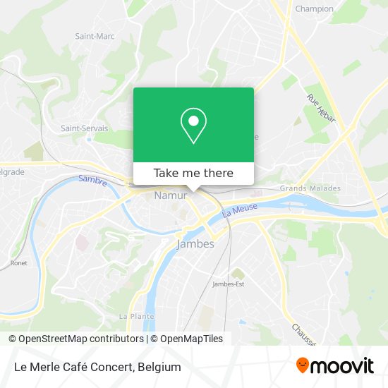 Le Merle Café Concert map