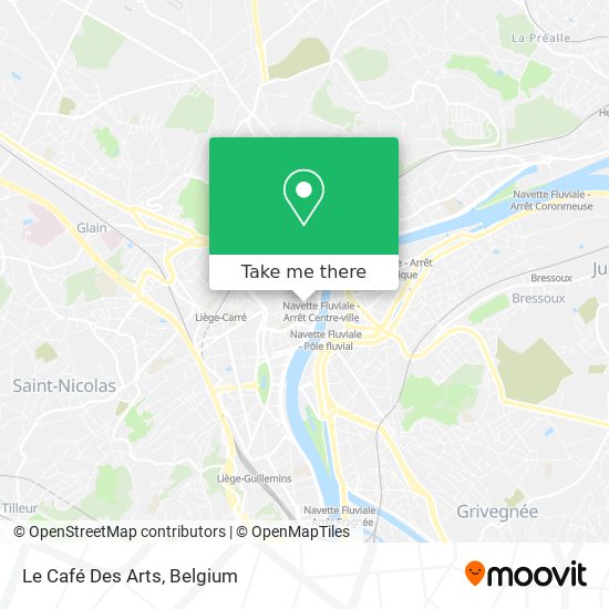 Le Café Des Arts map