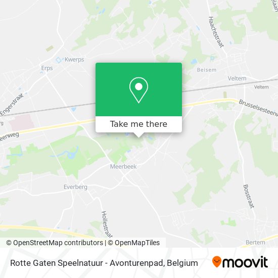 Rotte Gaten Speelnatuur - Avonturenpad map