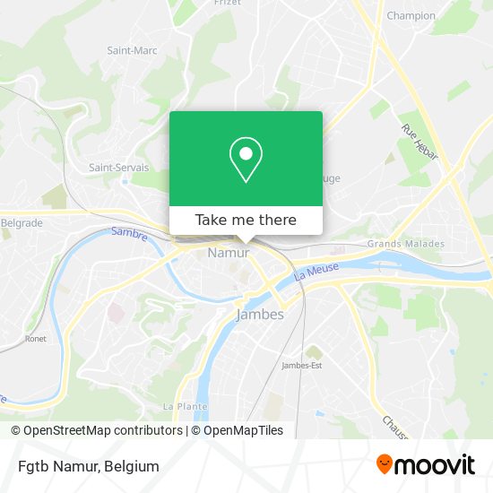 Fgtb Namur map