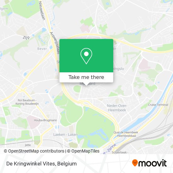 De Kringwinkel Vites map