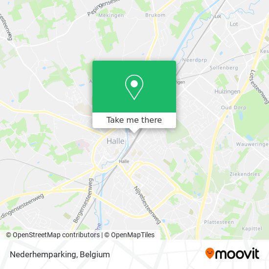 Nederhemparking map