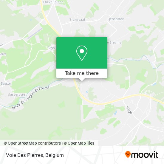 Voie Des Pierres map