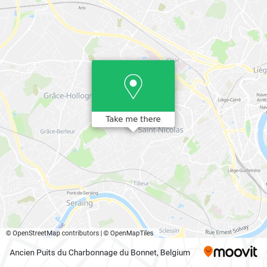 Ancien Puits du Charbonnage du Bonnet plan