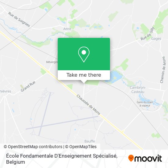 École Fondamentale D'Enseignement Spécialisé map