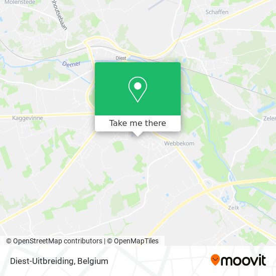 Diest-Uitbreiding map