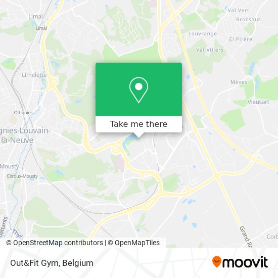 Out&Fit Gym map