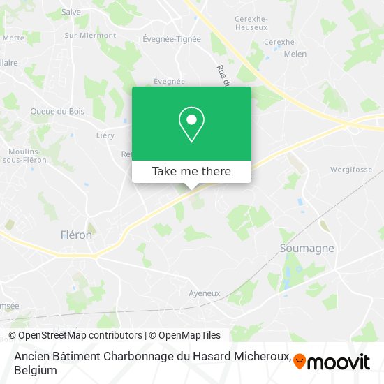 Ancien Bâtiment Charbonnage du Hasard Micheroux map