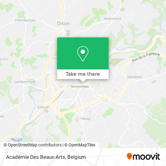 Académie Des Beaux-Arts plan