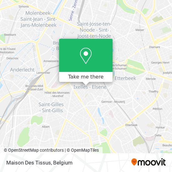 Maison Des Tissus map