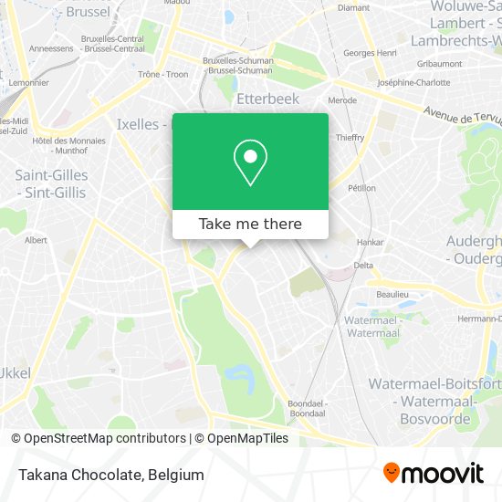 Takana Chocolate map